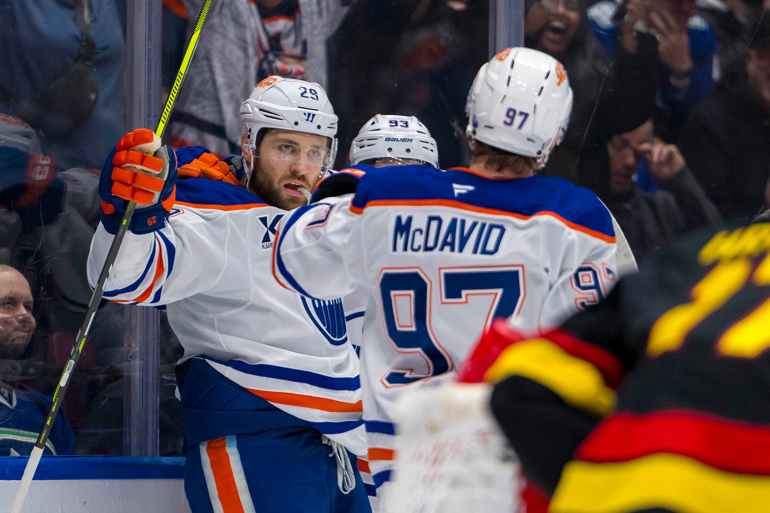 Edmonton Oilers Connor McDavid and Leon Draisaitl