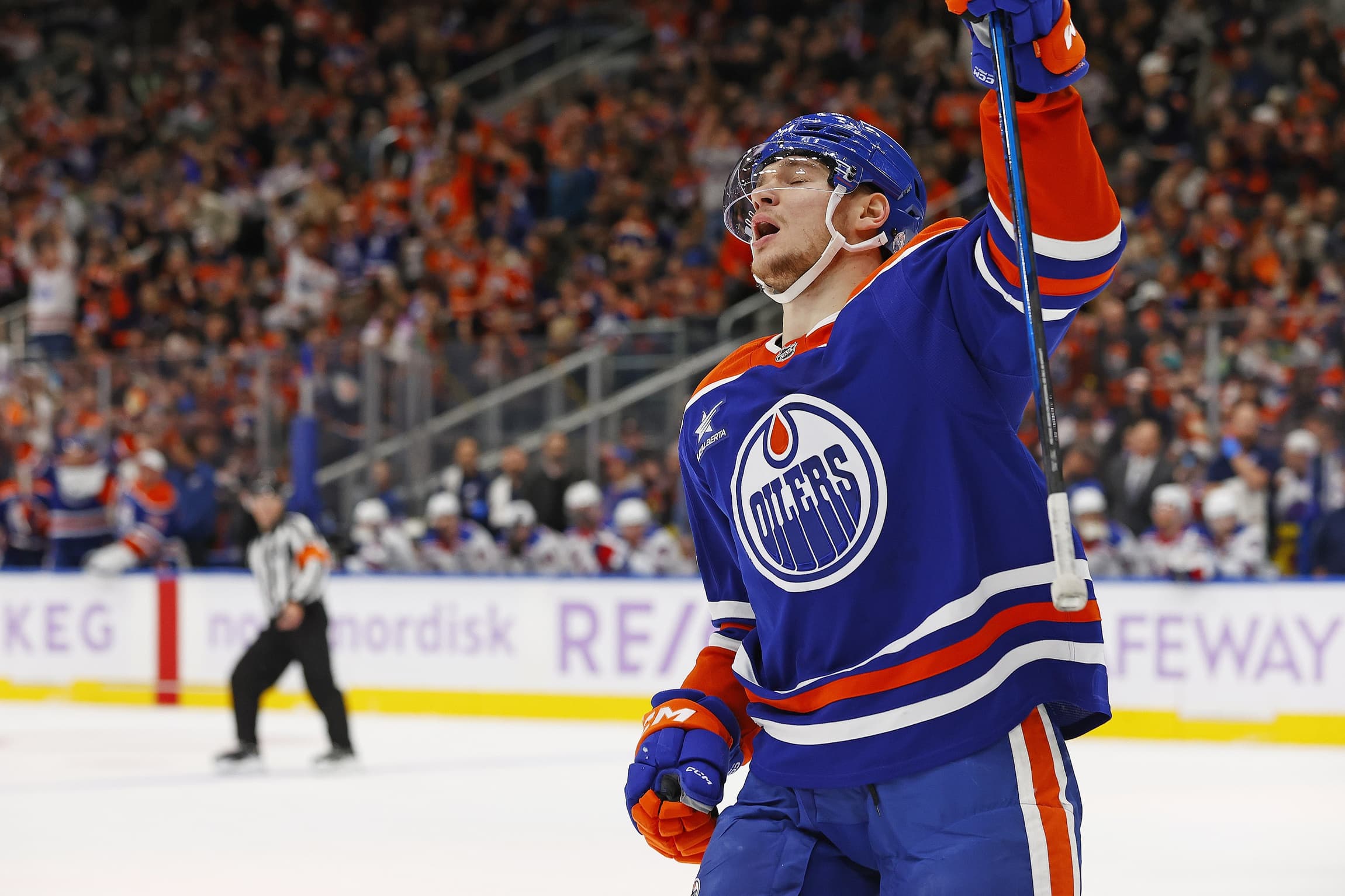 Edmonton Oilers Vasily Podkolzin scores first goal with new team