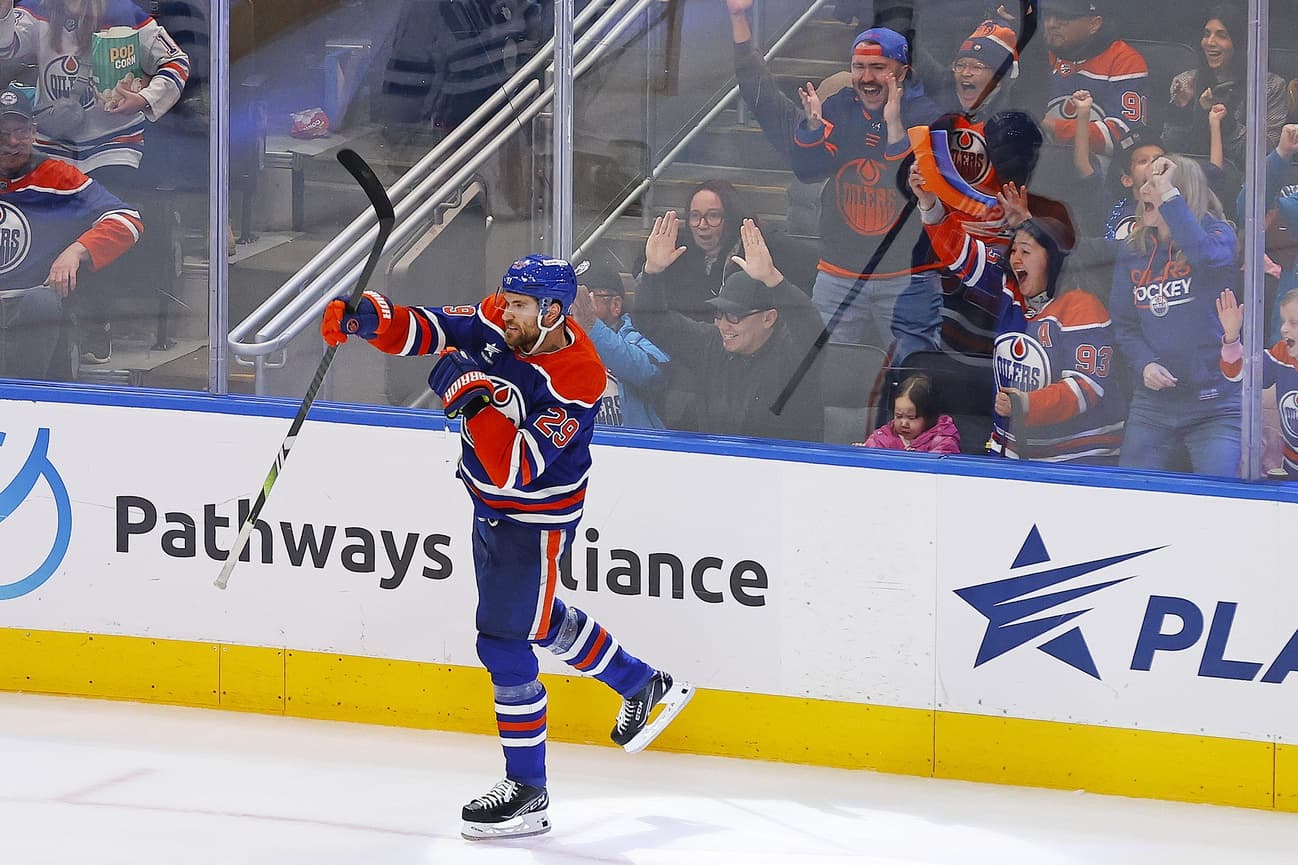 Edmonton Oilers Leon Draisaitl scores game winner