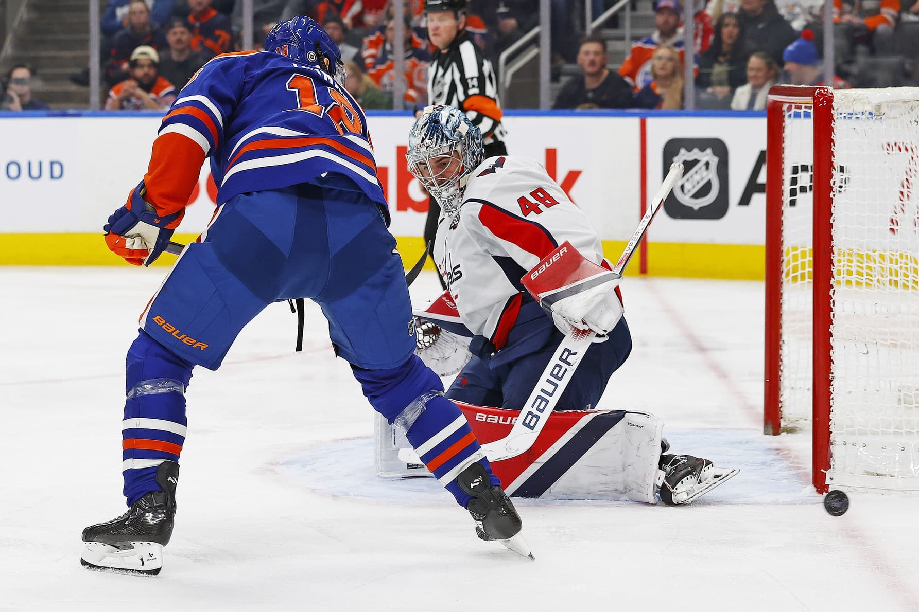 Edmonton Oilers Zach Hyman vs. Washington Capitals