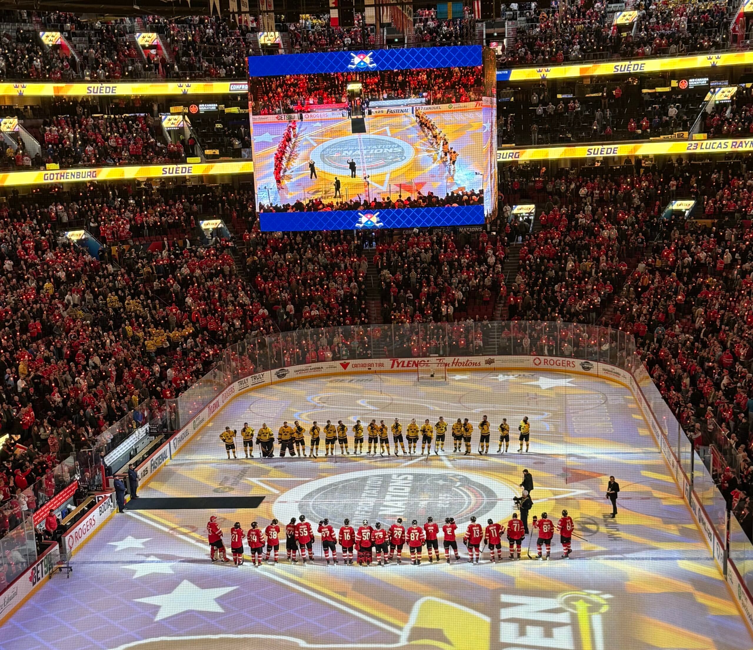 Canada vs. Sweden at 4 Nations Face-Off