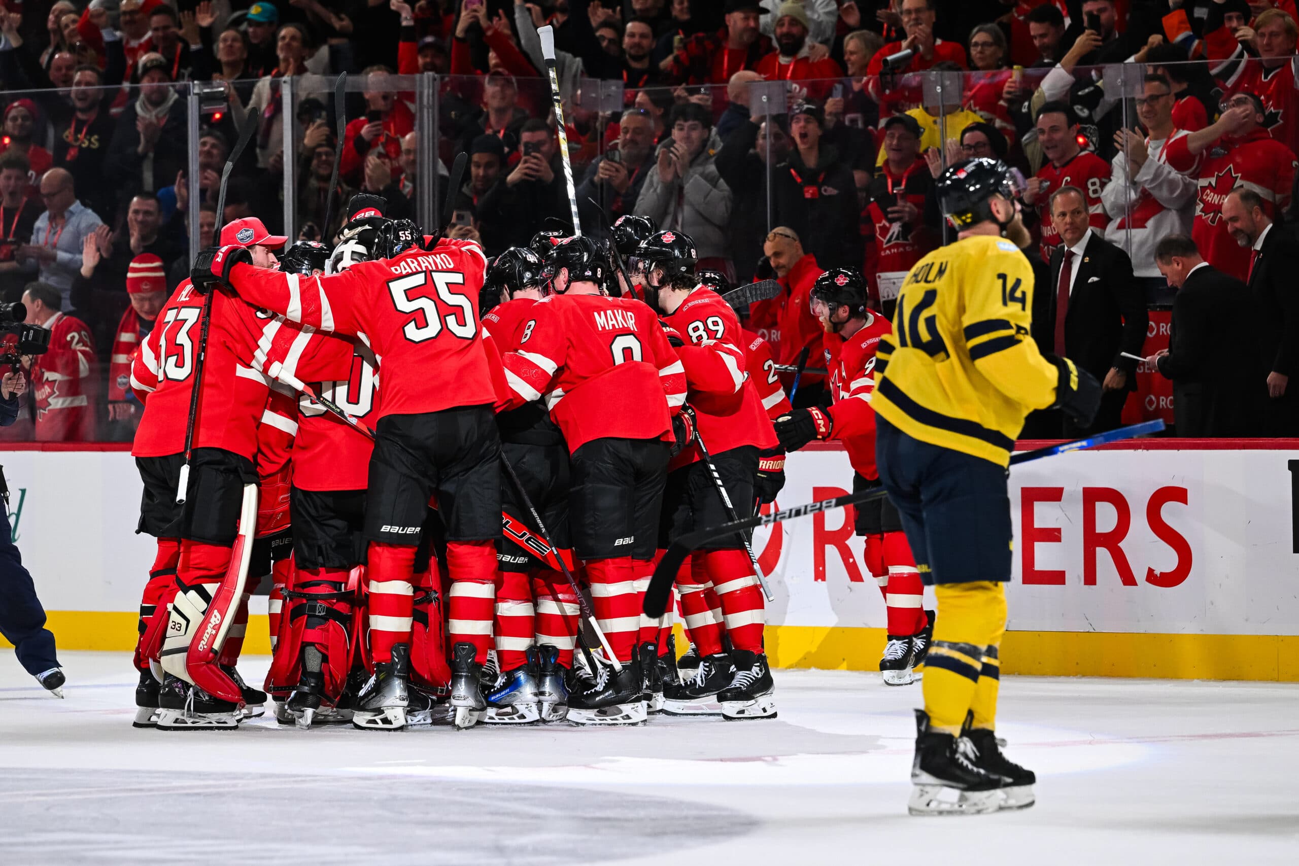 Team Canada beats Team Sweden 4 Nations