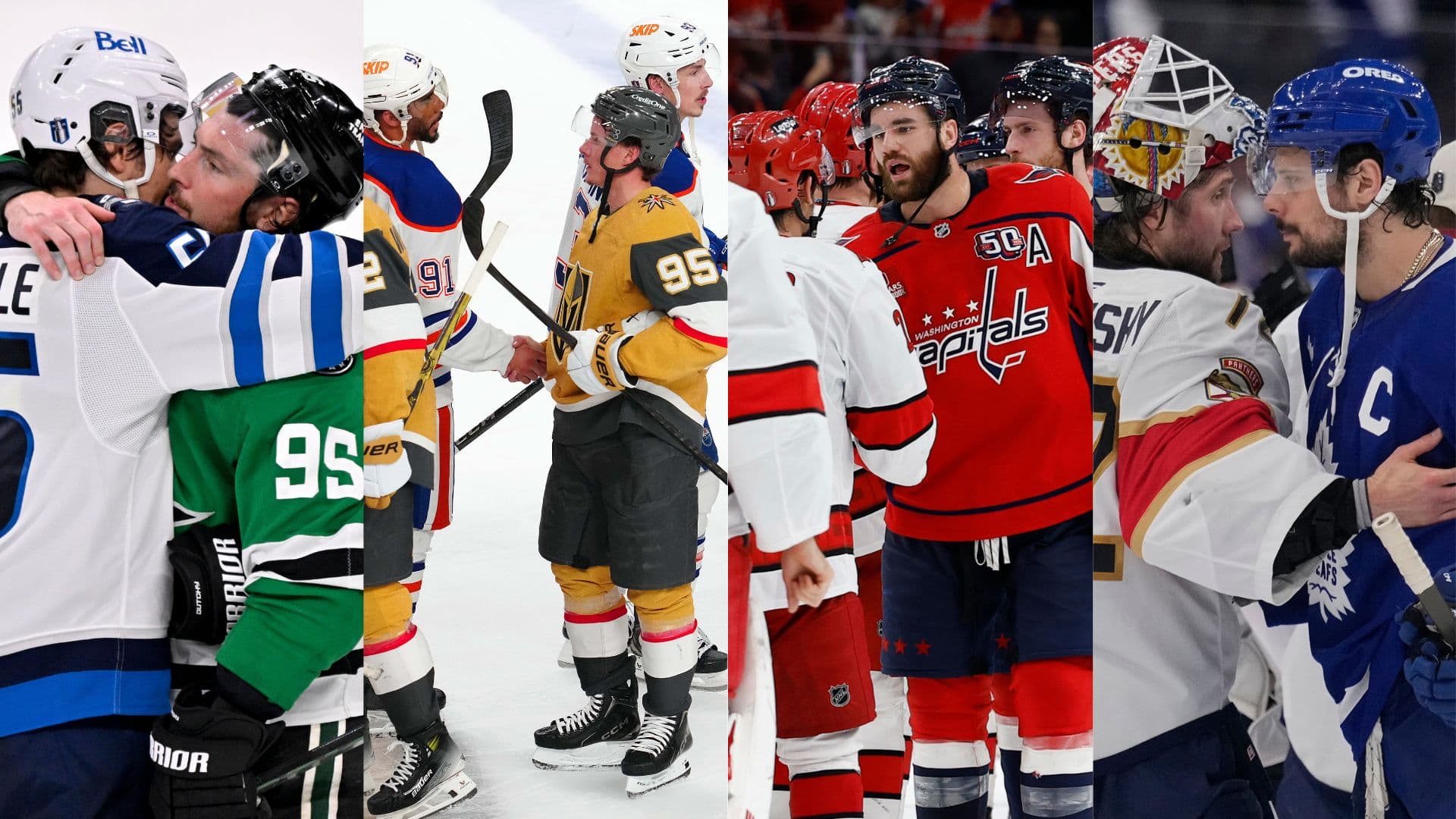 Winnipeg Jets Dallas Stars Edmonton Oilers Vegas Golden Knights Carolina Hurricanes Washington Capitals Florida Panthers Toronto Maple Leafs