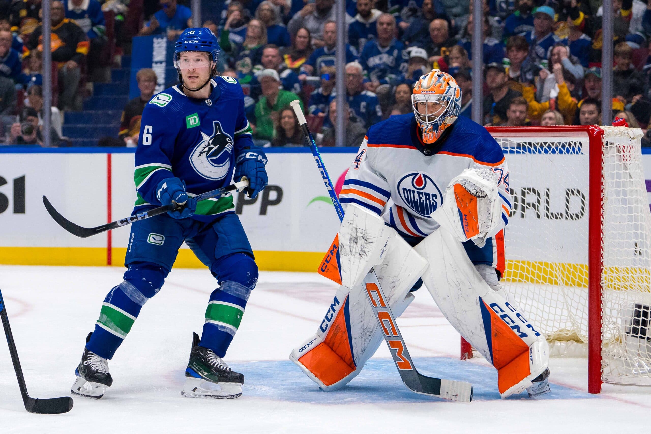 Edmonton Oilers Vancouver Canucks Brock Boeser