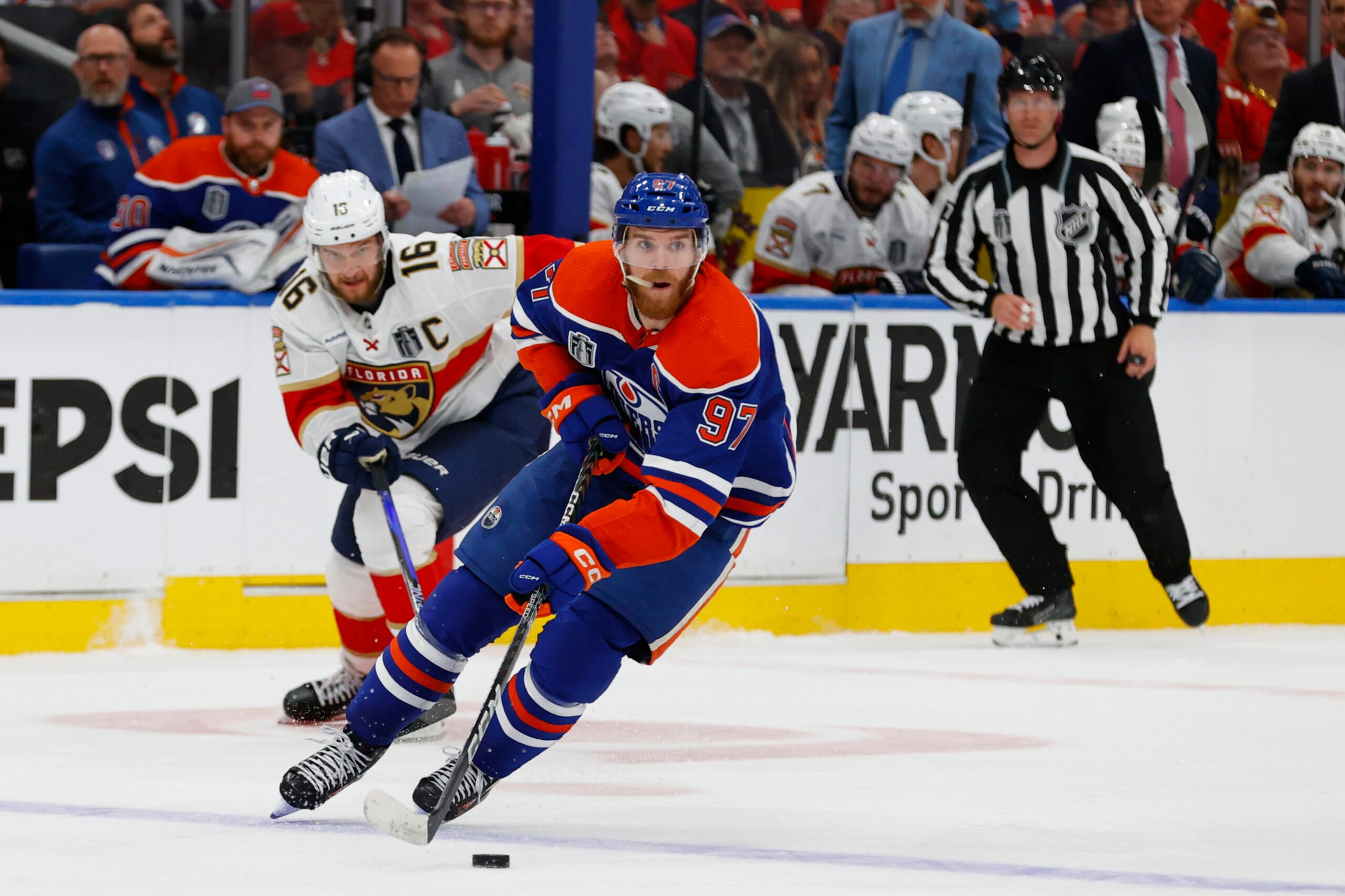 Edmonton Oilers Connor McDavid Florida Panthers Aleksander Barkov