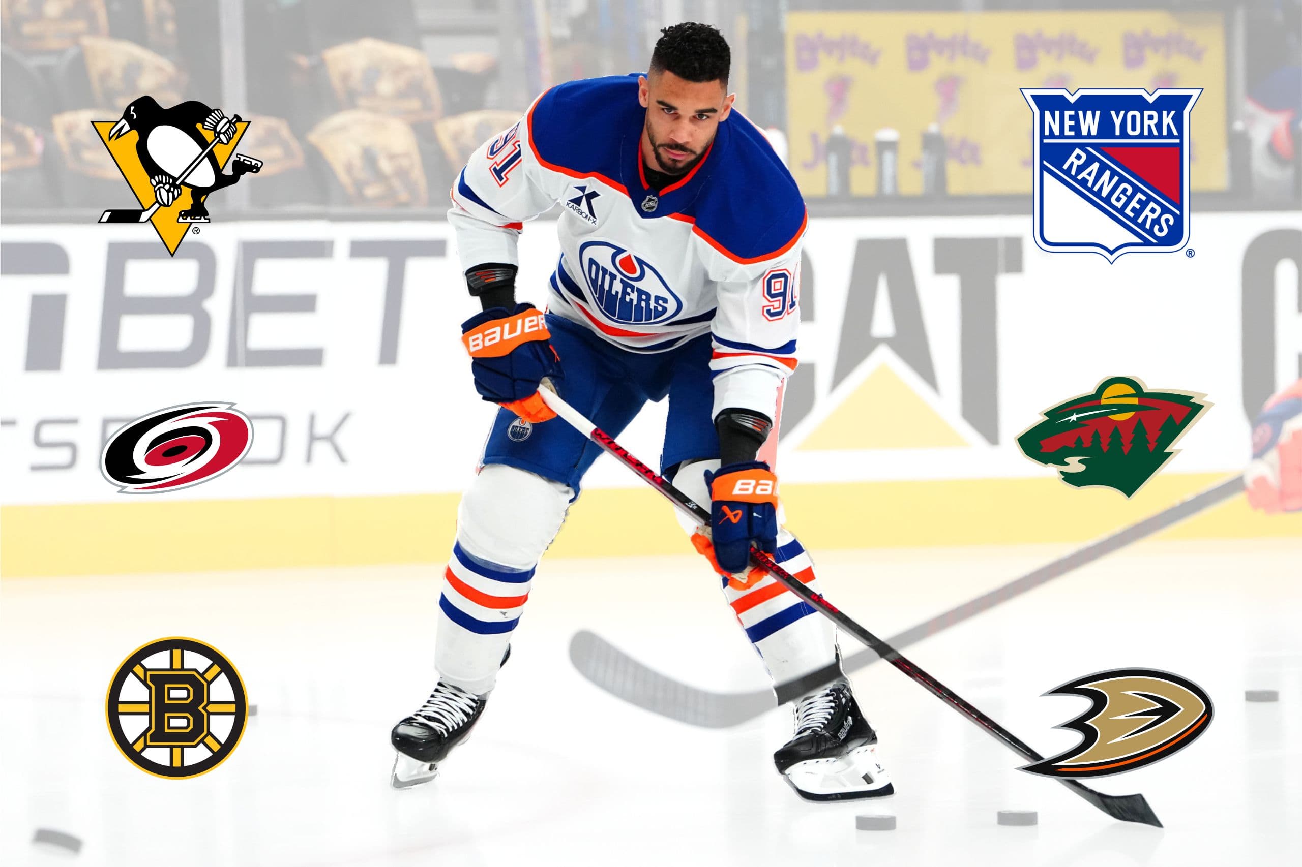 Evander Kane Pittsburgh Penguins Carolina Hurricanes New York Rangers Minnesota Wild Anaheim Ducks